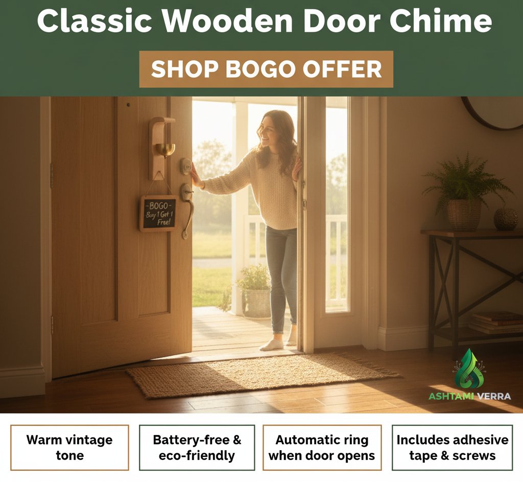 🔔 Wooden Door Bell