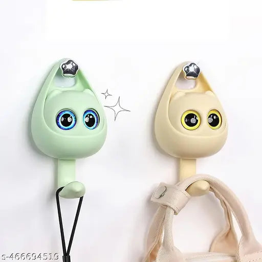 🐾 Cat Eye Wall Hook – Stylish & Functional Decorative Adhesive Hook for Your Home or Office (Pack of 1)