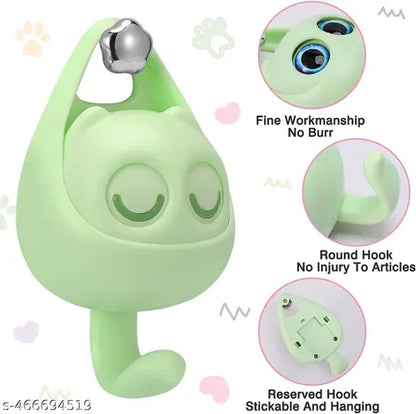 🐾 Cat Eye Wall Hook – Stylish & Functional Decorative Adhesive Hook for Your Home or Office (Pack of 1)