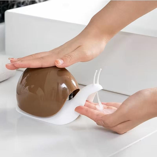 Portable Snail Shape Liquid Soap Dispenser – 120ml, 3-in-1 Wall-Mount