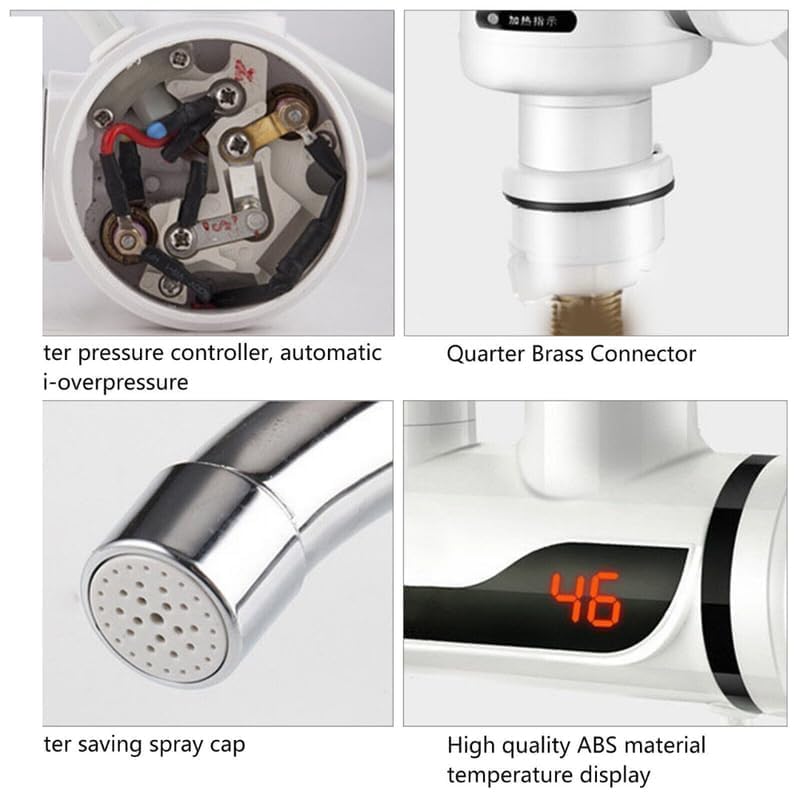 Instant Electric Water Heater Faucet Tap 3000W | 3-Second Fast Heating | Tankless Hot Water Tap