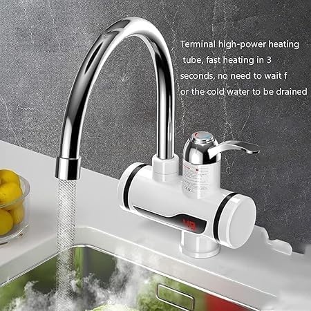 ⚡ Instant Electric Water Heater Faucet Tap 3000W | 3-Second Fast Heating | Tankless Hot Water Tap
