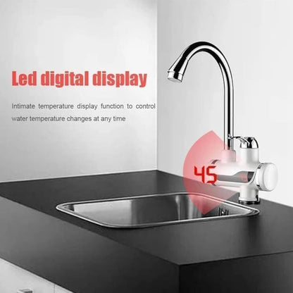 Instant Electric Water Heater Faucet Tap 3000W | 3-Second Fast Heating | Tankless Hot Water Tap