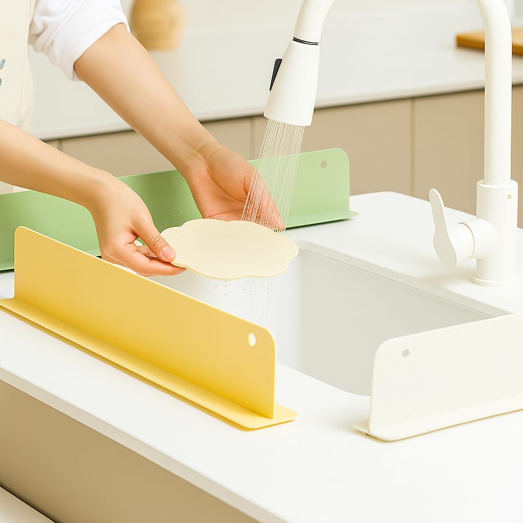 🛡️ Silicone Sink Splash Guard – Keep Your Kitchen Counter Dry & Spotless