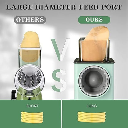 🥕 4-in-1 Mandoline Slicer – Fast, Safe & Effortless Veg Cutting