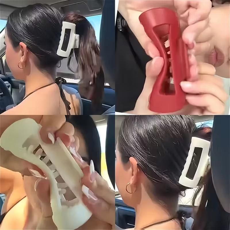 💫 Silicon Hair Buckle (Pack of 2) – The Perfect Blend of Style & Comfort!