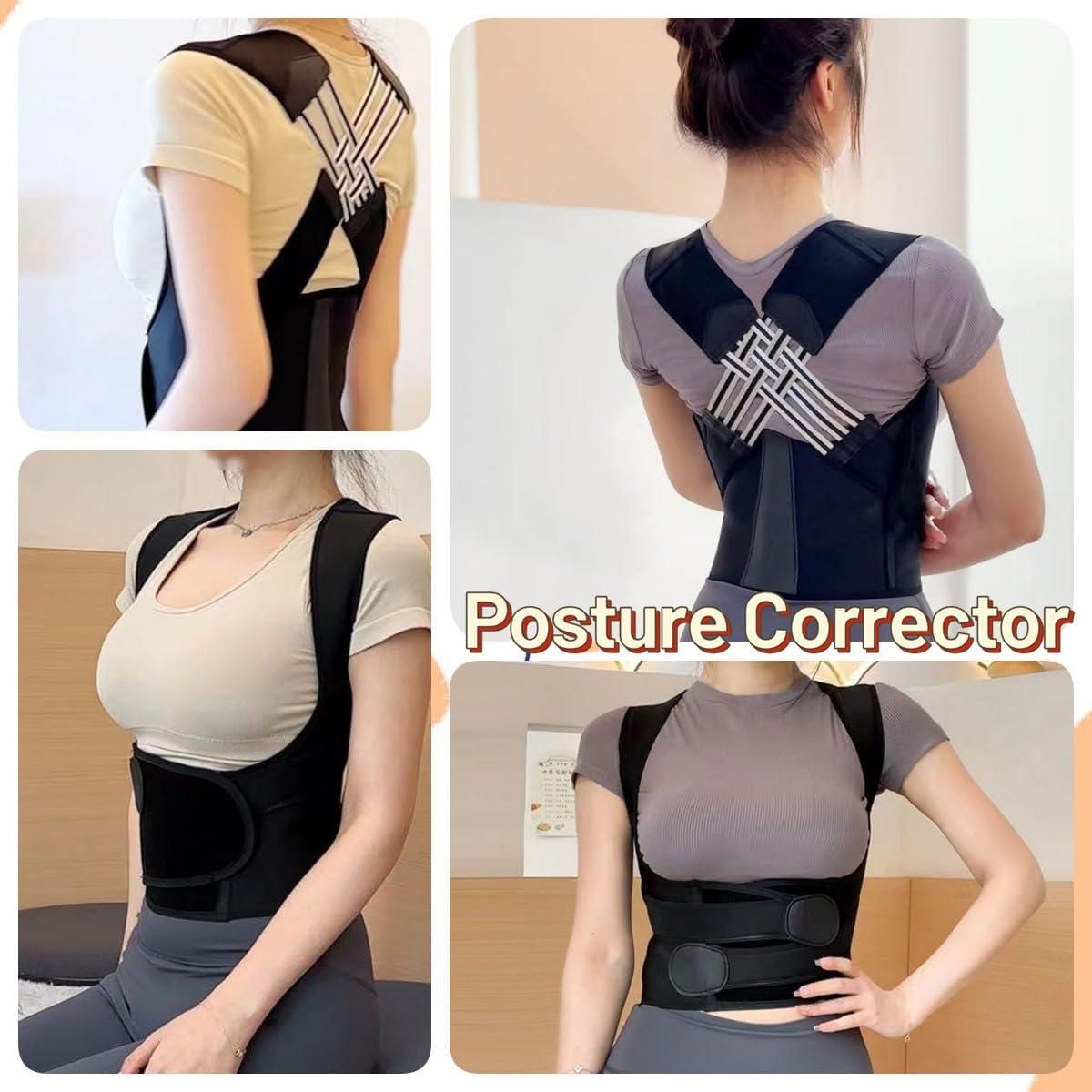 Adjustable Back Posture Corrector Belt for Men & Women