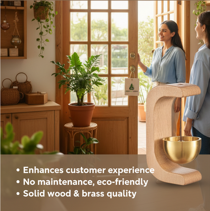 🔔 Wooden Door Bell