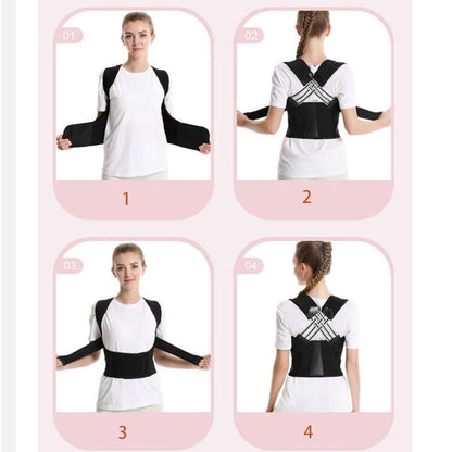 Adjustable Back Posture Corrector Belt for Men & Women