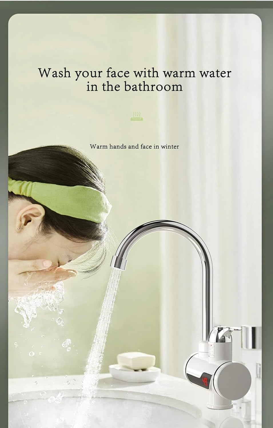 ⚡ Instant Electric Water Heater Faucet Tap 3000W | 3-Second Fast Heating | Tankless Hot Water Tap