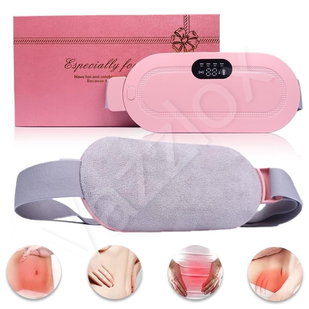 🌸 Menstrual Heating Pad Massager | Fast Relief for Period Cramps