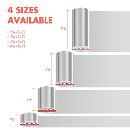 Super Strong Waterproof Adhesive Tape – Permanent Leak Repair Solution (Rubber + Aluminium Foil)