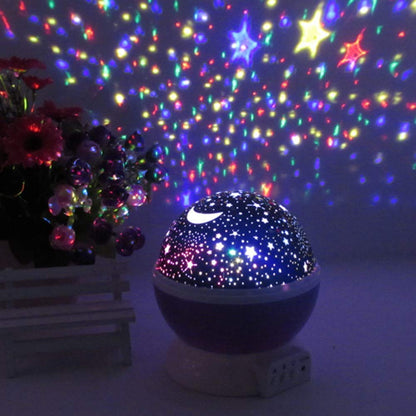 🌌 Plastic Star Master Galaxy Night Projector Lamp | 360° Rotating LED Night Light for Kids, Bedroom & Home Décor