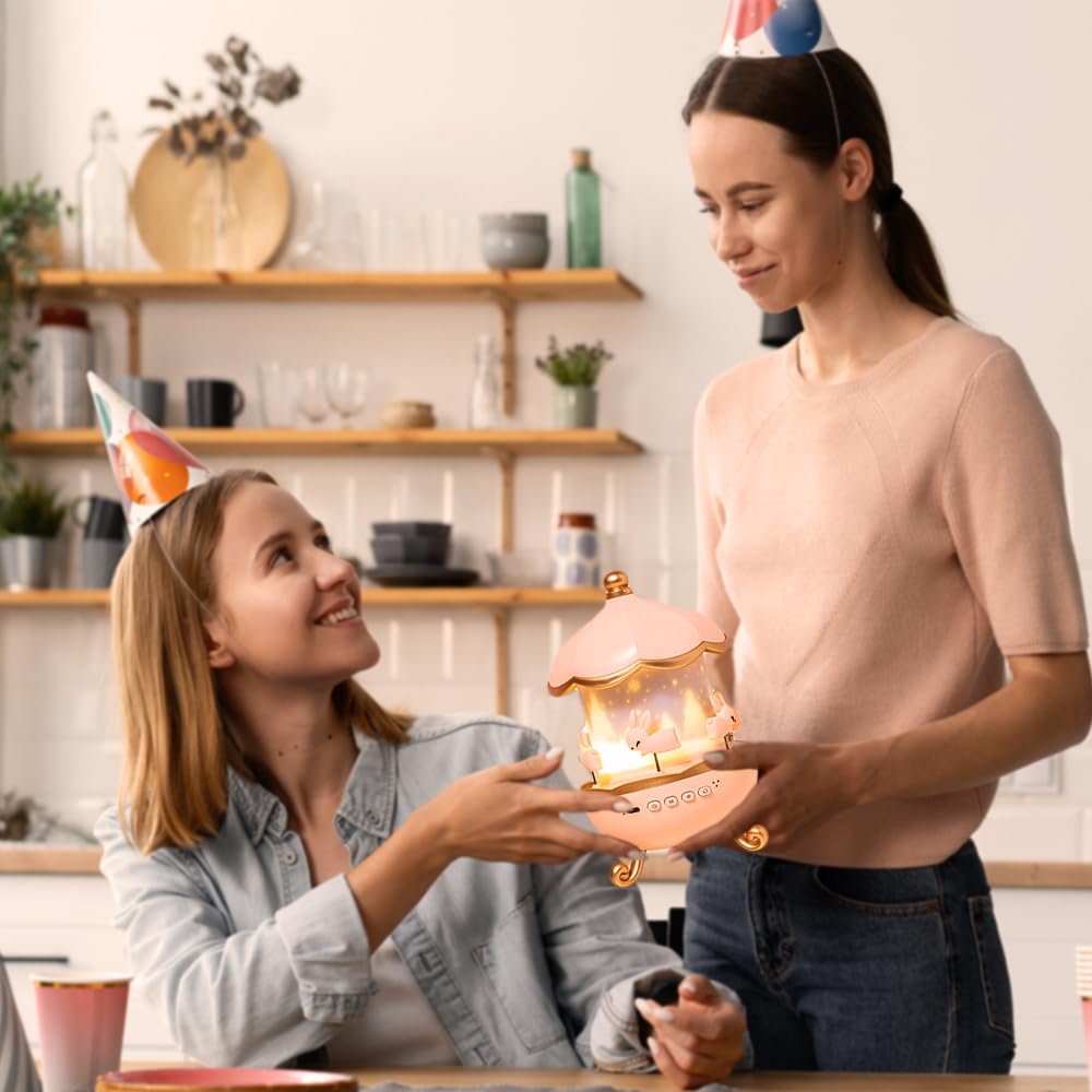 🌟 Toy Imagine 360° Rotating Rabbit Sky Night Projector Lamp – Magical Lights for Kids