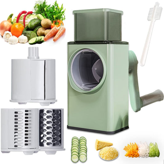 🥕 4-in-1 Mandoline Slicer – Fast, Safe & Effortless Veg Cutting