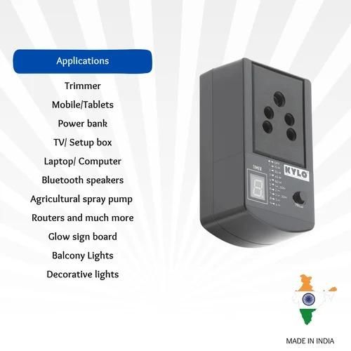 ⚡ Automatic Cut-Off Timer Switch Plug – Smart Power Saver for Safe Charging & Energy Efficiency