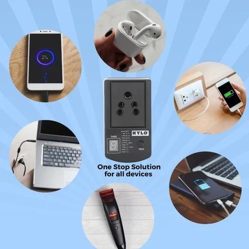 ⚡ Automatic Cut-Off Timer Switch Plug – Smart Power Saver for Safe Charging & Energy Efficiency