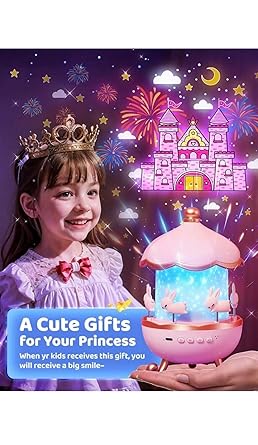 🌟 Toy Imagine 360° Rotating Rabbit Sky Night Projector Lamp – Magical Lights for Kids