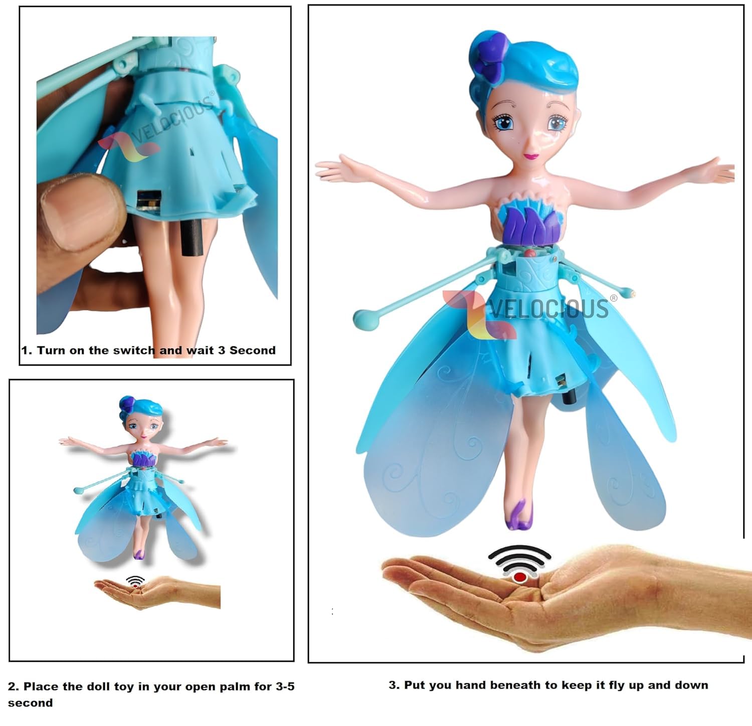 🧚 Magic Flying Fairy Princess Doll – Enchanting Toy That Flies Like Magic!