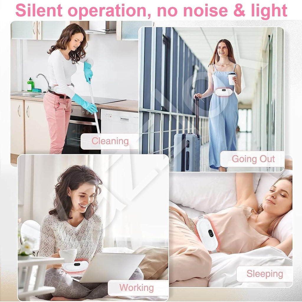 🌸 Menstrual Heating Pad Massager | Fast Relief for Period Cramps