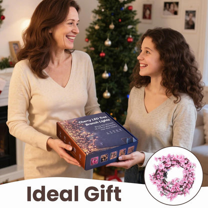 🌸 Cherry Blossom LED Vine Light | Romantic Decorative Wall Lamp