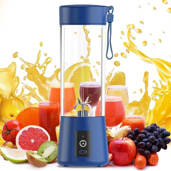 ⚡ Portable 6-Blade USB Rechargeable Juicer Blender | Personal Smoothie & Juice Maker