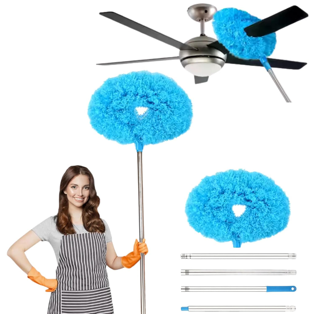 🧹 Telescopic Fan Cleaner Brush – Easy Cleaning for High & Hard-to-Reach Areas