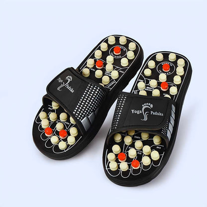 Acupressure & Magnetic Therapy Paduka Slippers for Full Body Blood Circulation (Men & Women)