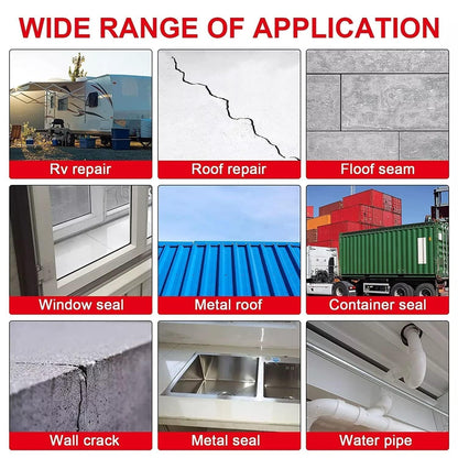 Super Strong Waterproof Adhesive Tape – Permanent Leak Repair Solution (Rubber + Aluminium Foil)