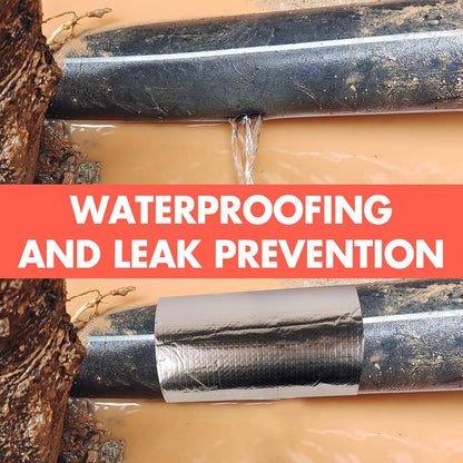 Super Strong Waterproof Adhesive Tape – Permanent Leak Repair Solution (Rubber + Aluminium Foil)