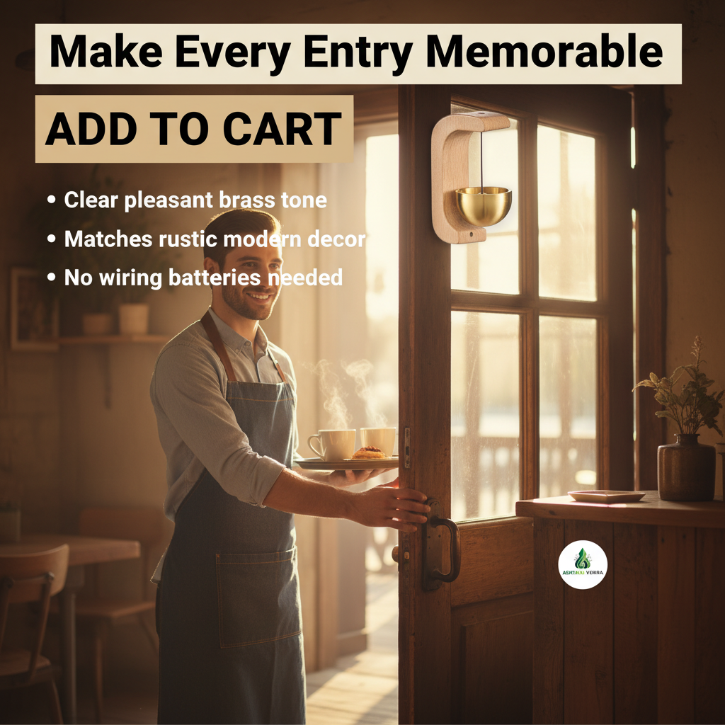 🔔 Wooden Door Bell