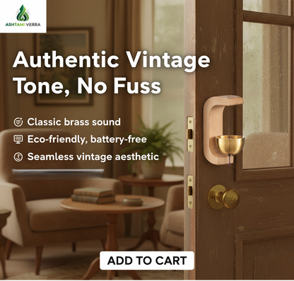 🔔 Wooden Door Bell