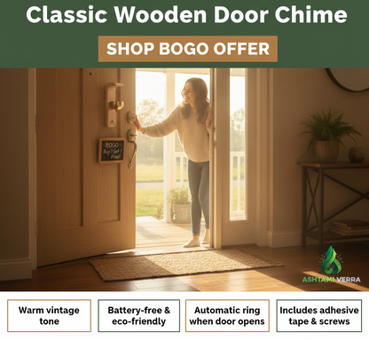 🔔 Wooden Door Bell