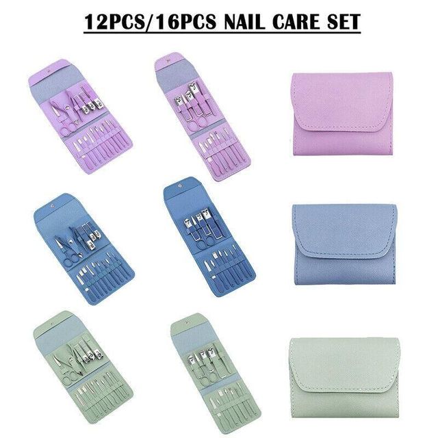 Manicure/Pedicure Set For Women💅 Manicure & Pedicure Set for Women – Your Complete Nail Care Kit at Home or On-the-Go! 🌸