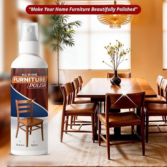 🪵 Beeswax Furniture Polish Spray (Pack of 3) – Restore Shine, Protect Wood, and Refresh Your Home Naturally! ✨