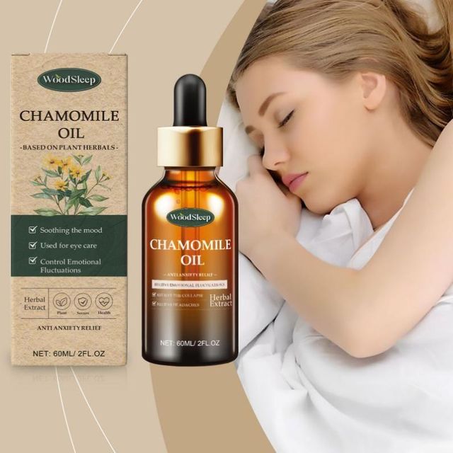 💤 Chamomile Sleep Body Essential Oil (60ml) – Relax, Unwind & Drift into Deep Sleep Naturally 🌙