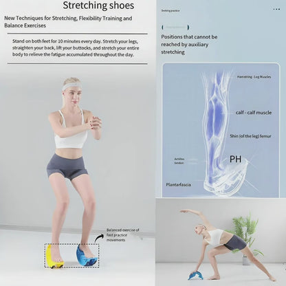 Foot Rocker Calf Stretcher – Improve Flexibility, Balance &amp; Ankle Strength (Left &amp; Right Pair)